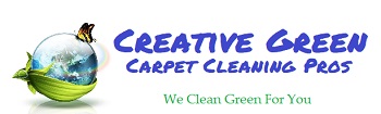 Creative Green Carpet Cleaning Logo